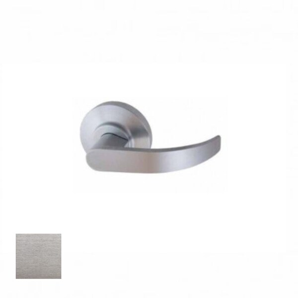 Key-In-Curved Lever, Passage Function, Lever Always Active, 626 Satin Chrome Finish